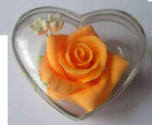 Beautiful Rose -Soap in a Heart Box