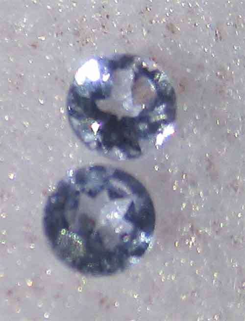 Tanzanite- 2 Pieces 2.00mm round 0.07 ct.price/ both