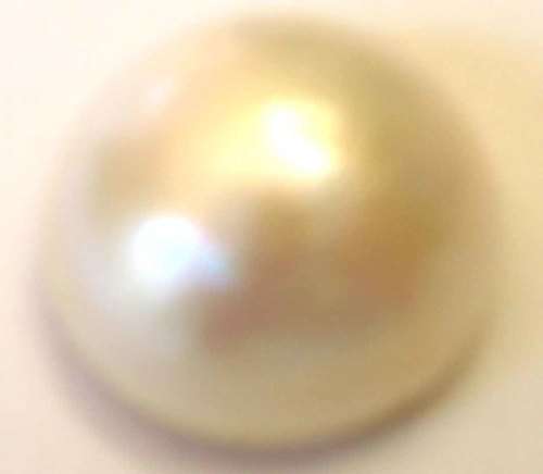 16.30mm Genuine Round Mabe`Pearl  10.33 ct