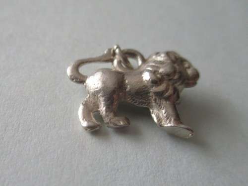 925 Sterling Silver `` Lion `` charm