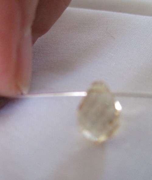 Briolett cut Citrine 1.75 ct.