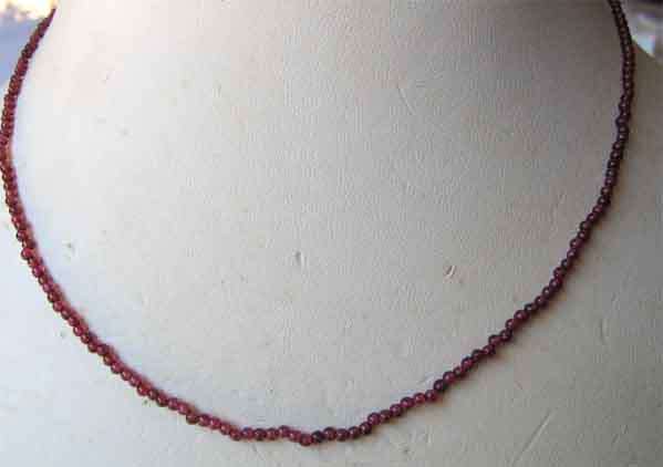 Genuine Garnets - Necklace
