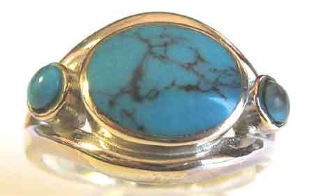 Beautiful Sterling Silver and Turquoise Ring