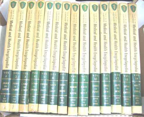 MEDICAL AND HEALTH  ENCYCLOPEDIA - VOL1 to VOL 14.