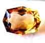 FANCY CUT 10.00 X 8.00 MM  GENUINE CITRINE 2.54 CT.