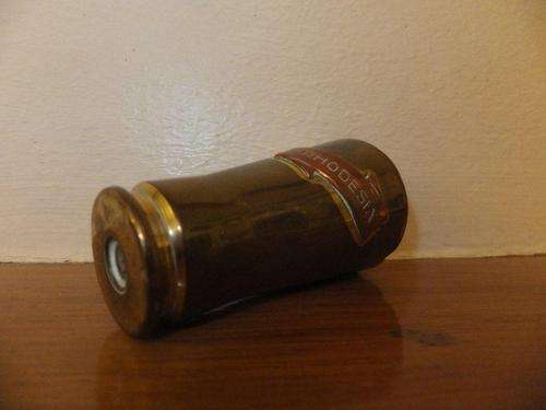 20 mm brass Cannon Cartridge Casing made in 1950 - from Rhodesia (Zimbabwe) see details below