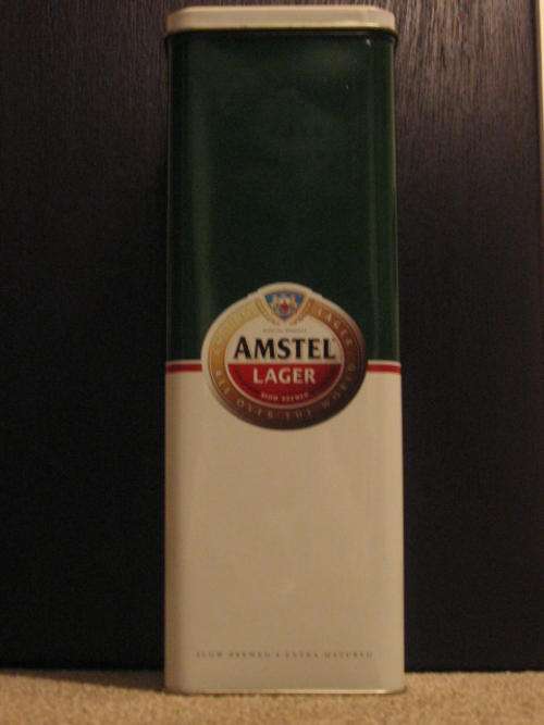 Highly collectable Amstel Lager Tin!  Unlikely to be found anywhere - add to your collection today