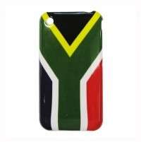 SA FLAG PLASTIC BACK CASE FOR iPHONE 3G/3GS