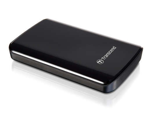 Transcend StoreJet 25D2 External Mobile 320GB Hard Drive - Black - 2.5"