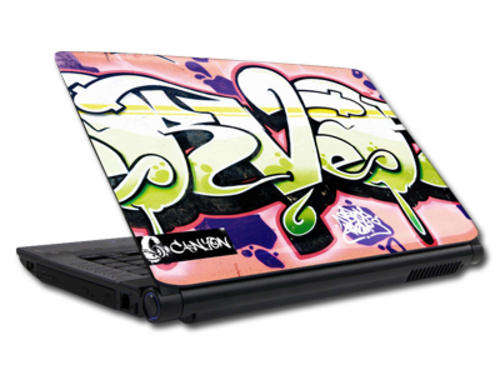 CANYON GRAFFITI RANGE LAPTOP TOP LID STICKER UP TO 16"