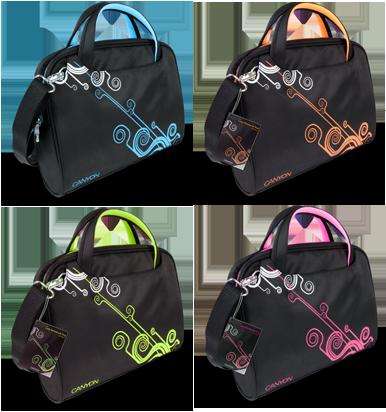 12.1" BLACK WITH COLOUR DETAIL NETBOOK CASE - AVAILABLE IN ORANGE, GREEN, BLUE, PINK