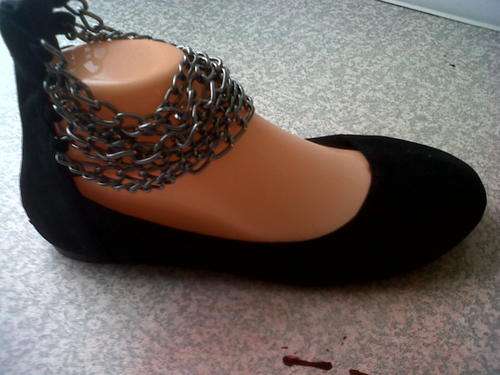 Ladies Black pumps - Size 3