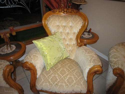 Rosewood 2 chairs and 2 sidetables