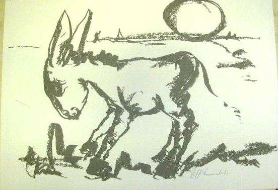 Set of four SILKSKREEN Signed artist approved Claerhout prints R1 crazy auction