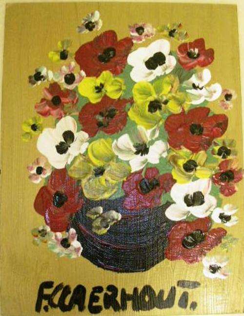 An acrylic Painting on board Claerhout original30x40