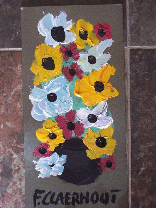 Claerhout florals on paper Crazy Wednesday R1 no reserve auction