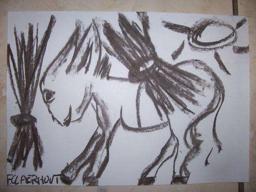 A4 Donkey charcoal Claerhout ORIGINAL crazy special R1.00 start