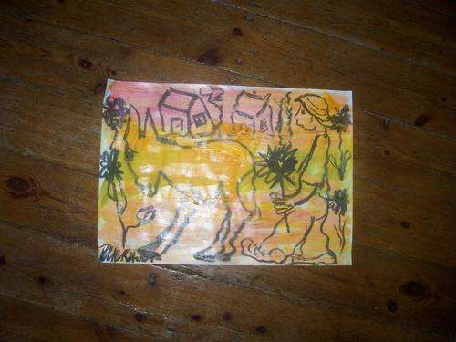 This A3 Original Clarhout is charcoal and paint Very Beutiful and on Wednesday auction