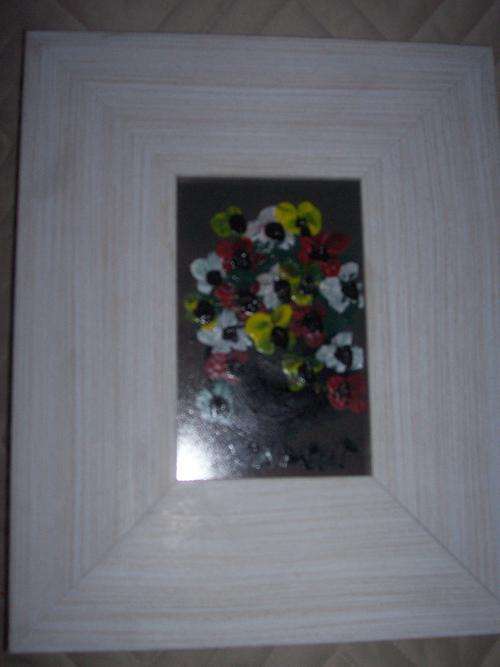 Ramed and ready to hang in loving space Claerhout original 8x13cm R1.00 start