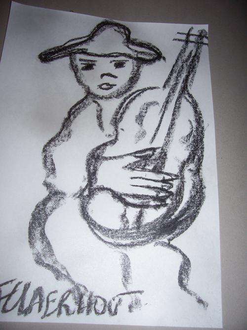 A n A3 Charcoal by F M Claerhout. Great investment on Wed auction