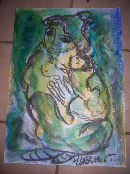 An Very Original Frans Claerhout A2 sized unframed up for Friday auction