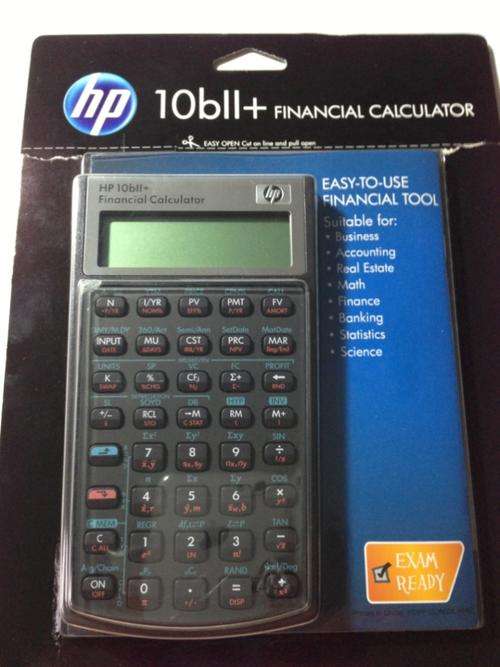 Bargain! HP 10Bii+ Financial Calculator + 2 Yr Warranty (Clearance Sale)