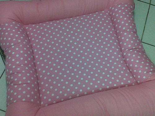 BABY DONUTS  SQUARE 1M PINK DOTS