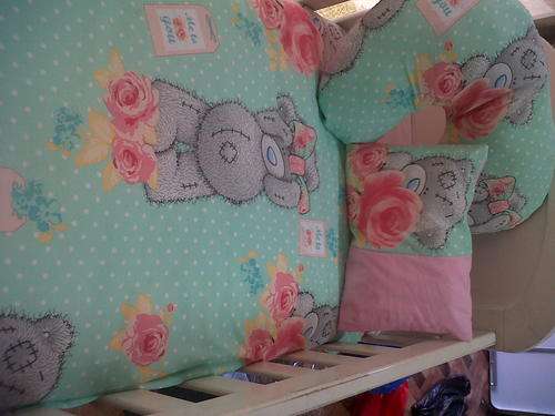 7 PIECE TATTY TEDDY   COT SET