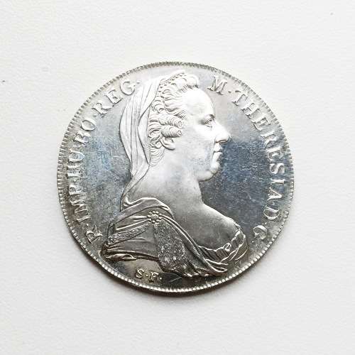 1780 Maria Theresa Thaler Silver Restrike