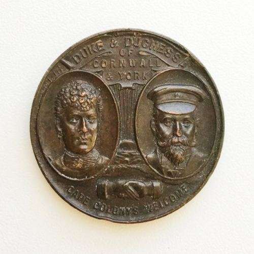 Boer War Medal Royal Visit of Duke & Duchess of Cornwall & York