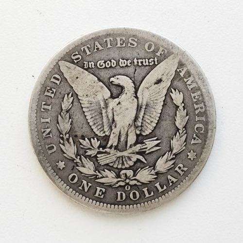 USA 1896 Morgan Dollar - O mint mark - Silver