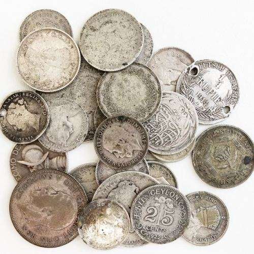 26 SILVER COINS - HUGE SILVER COIN LOT - see images