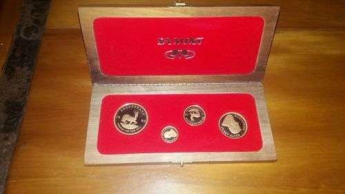 ***1992 Full Krugerrand Set! 1 OZ, 1/2 Oz, 1/4, Oz and 1/10 Oz!***