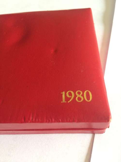 1980 Long Proof set WITH GOLD - 10 000 Mintage! 24ct Gold