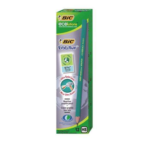 BIC Ecolutions HB Pencil set (12 pack)