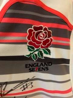 SIGNED - England Rugby 7's Jersey - Full 2018 Squad