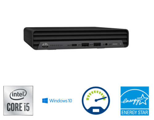 MONSTER LIKE NEW HP PRODESK G6 MICRO PC Intel® Core i5 10th GEN HEXA-CORE | 8 GB RAM | 256 GB SSD