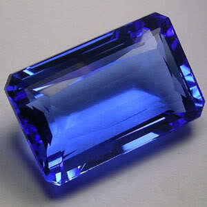20.10ct. NICE AWESOME BLUE TANZANITE QUARTZ OCTAGON GEM