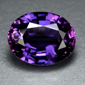 3.40Ct.AWESOME PURPLE BLUE SAPPHIRE OVAL GEMSTONE