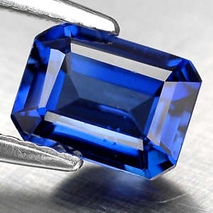 1.80 CT. BEST EMARALD CUT KASHMIR BLUE SAPPHIRE