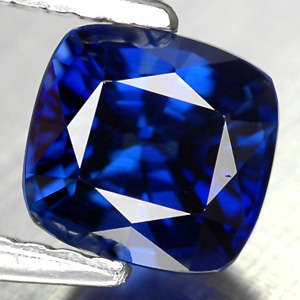 1.58 CT. NICE CUSHION KASHMIR BLUE  SAPPHIRE