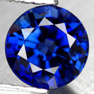 1.58 CT. ROUND 6.2 MM. KASHMIR BLUE SAPPHIRE