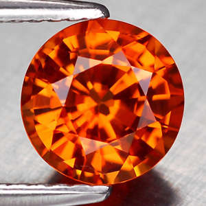 1.98 CT. ROUND 6.9 MM. PADPARADSCHA  SAPPHIRE