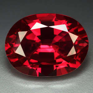 16.65ct.AWESOME BLOOD RED RUBY OVAL LOOSE GEMSTONE
