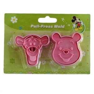Pooh bear and Tigger Pull-Press Moulds (2pc)