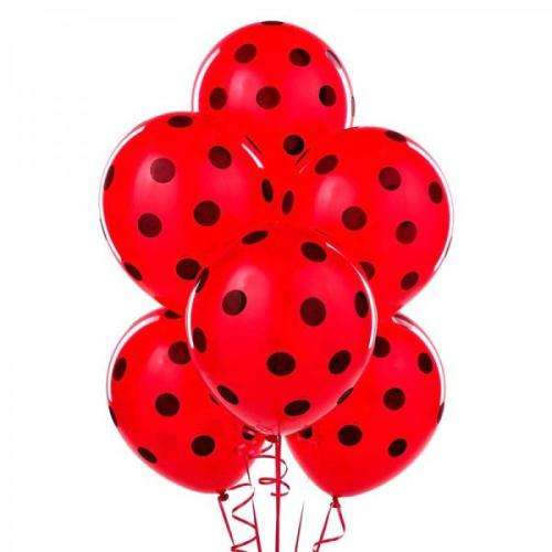 Polka Dot and Red Balloons (5)