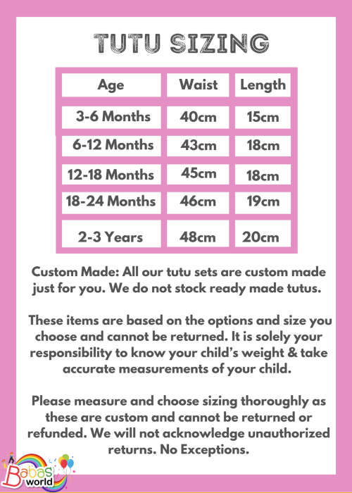 Watermelon Birthday Tutu Skirt (0-2 Years)