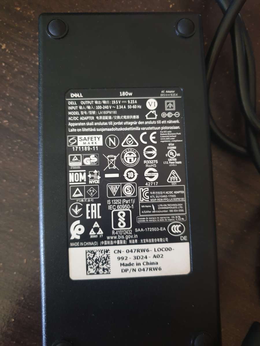 Dell 180w Charger