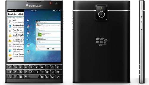 BlackBerry Passport+Black back cover
