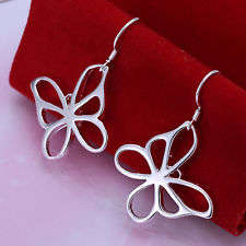 Sterling Silver Butterfly shaped earrings